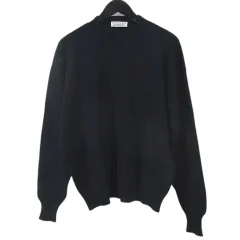 ブルネロクチネリ、クルーネックカシミヤニット、ブラック メンズ