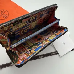 【美品】 179 HERMES エルメス アザップ シルクイン 長財布のサムネイル