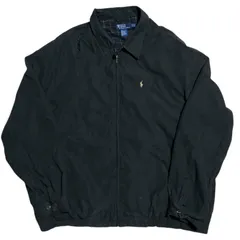 ポロバイラルフローレン スウィングトップジャケット  スポーツ ジャケット ハリントンジャケット 刺繍 ロゴ ポニー メンズ 古着 長袖