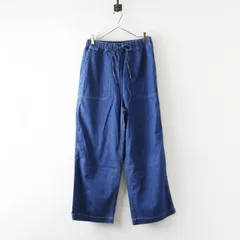 2025AW ジョンブル Johnbull ライトデニムイージーデッキパンツ M｜ブルー ボトムス ロング イージー 【2400014675948】