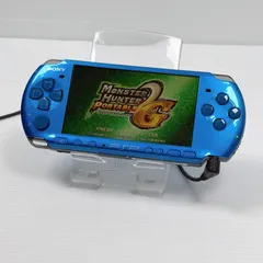 極美品 PSP 3000 バイブラントブルー 動作確認済み FW6.37 ソニー プレイステーション ポータブル SONY PlayStation Portable psp
