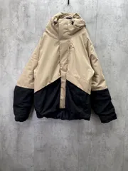 ワークマン エックスシェルター 断熱α防水防寒ジャケット size3L/黒ｘベージュ ◆■◎メンズ