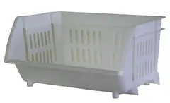 平和 S-602 積み重ねバスケット NW▲