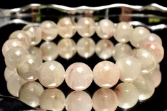 【１点物】希少◇グレー地層模様 ガーデンクォーツ　11.5mm　ブレスレット パワーストーン 天然石 _MC1425