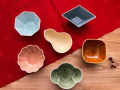 ★美濃焼★色とりどり６個セット　豆鉢揃/豆鉢　一品　スイーツ　お正月　おせち料理　お節　副菜　ディップ
