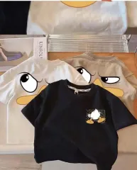 アヒル半袖Tシャツ かわいい半袖Tシャツ キッズ半袖Tシャツ 140