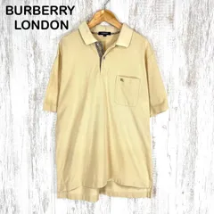 BURBERRY LONDON バーバリーロンドン ホースロゴ刺繍 ノバチェック 鹿の子 半袖 ポロシャツ ベージュ