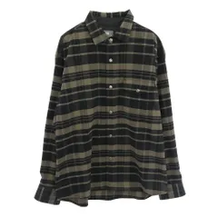 THE NORTH FACE ノースフェイス NR62031 ロング スリーブ ストレッチ フランネル 長袖 シャツ ブラウン系 ダークブラウン系 M【中古】
