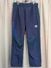 UMBRO アンブロ 裏地付 ウィンドブレーカー パンツ ネイビー