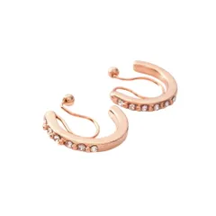 【ピンクゴールド×ワンサイズ】[Cream dot. クリームドット公式] 小ぶり フープ 金属アレルギー ニッケルフリー 上品 大人 カジュアル オフィス 女性 結婚式 お呼ばれ アクセサリー ギフト 