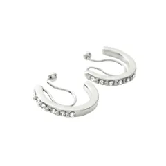 【シルバー×ワンサイズ】[Cream dot. クリームドット公式] 小ぶり フープ 金属アレルギー ニッケルフリー 上品 大人 カジュアル オフィス 女性 結婚式 お呼ばれ アクセサリー ギフト 