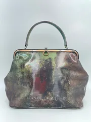 【レア】ゴルチエ　サイバーコレクション2022 マフラー　ラメグリーン×オレンジ レア】ゴルチエ サイバーコレクション2022 マフラー ラメグリーン