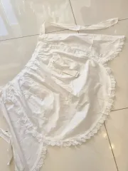 レース 白 エプロン