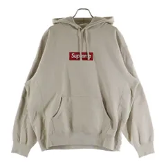 SUPREME (シュプリーム) 24AW Box Logo Hooded Sweatshirt ボックスロゴ プルオーバースウェットパーカー ベージュ