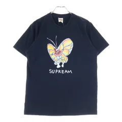 SUPREME (シュプリーム) 16SS Gonz Butterfly Tee ゴンズ バタフリープリントTシャツ 半袖カットソー ブラック