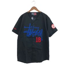 菅田将暉着用 STUSSY ベースボールシャツ 18周年 グレー ウール - メルカリ