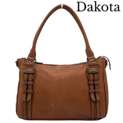 Dakota　ダコタ　ハンドバッグ　肩掛けバッグ　レザー　ブラウン　本革