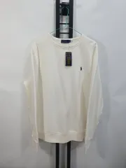 POLO RALPH LAUREN ポロラルフローレン スウェット 起毛 白 新モデルタブ L 新品