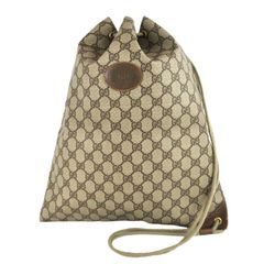 GUCCI グッチ 巾着バッグ GG柄 オールドグッチ PVC - メルカリ