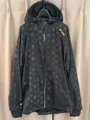 YONEX ヨネックス プレミアムライン ドット柄 ウィンドブレーカー パーカー O 黒