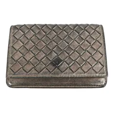 BOTTEGA VENETA ボッテガヴェネタ 名刺入れ カードケース イントレチャート レザー ブロンズ rk10013