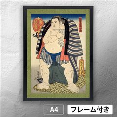 이치요사이 토요쿠니(가가와 쿠니 사다리) 스모 번영 모임 들어가는 그림
