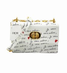 希少！未使用品 Christian Dior クリスチャンディオール DIOR AMOUR MISS CARO ミニバッグ ショルダーバッグ - ホワイト