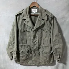 U.S.ARMY 米軍 M-1943 TYPE REPLICA JACKET コットン リップストップ ミリタリー フィールド ジャケット size.38 (M) カーキ 少しシミあり