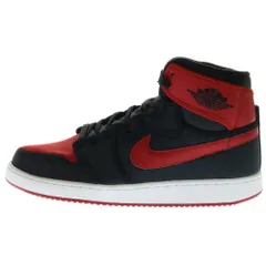 NIKE (ナイキ) AIR JORDAN 1 RETRO HIGH KO Bred 638471-001 エアジョーダン1 レトロ ハイ KO ブレッド 2015 ハイカットスニーカー ブラック/レッド US10.5/28.5cm