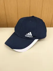 未使用 adidas/アディダス キャップ ネイビー×ホワイトライン 57～60cm 帽子 ユニセックス 男女兼用＊mkk012