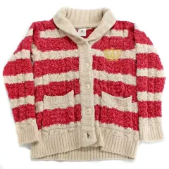 【中古】衣類 一十木音也 “ME TIME”ルームウェア ケーブルニットボーダーカーディガン レッド フリーサイズ 「うたの☆プリンスさまっ♪」 SHINING STORE 2020グッズ