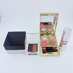 [デパコス4点] Elegance エレガンス ヌーヴェルアイズ / YSL リップスティック / アディクション アイブロウ・シルキープライマー