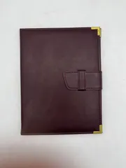 BUSICOM ビジコム　クリップボード　電卓・アドレス帳つき　書類ケース　バインダー　ファイル　電卓　アドレス帳　革　書類　仕事　ビジネス　昭和レトロ　昭和　レトロ