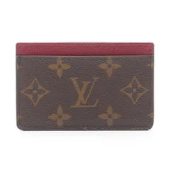 ルイ・ヴィトン LOUIS VUITTON カードケース ポルト カルト サーンプル モノグラム フューシャ M60703 フューシャ レザー ポルト カルト サーンプル レディース Used A