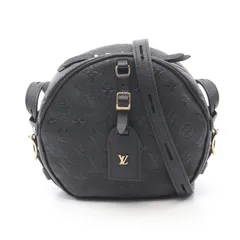 LOUIS VUITTON ルイ・ヴィトン ボワット シャポー スープルMM モノグラムアンプラント ノワール ショルダーバッグ