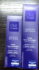 【新品セット】ONE BY KOSÉ セラムヴェール ディープリペア 本体＋レフィル計 2本 DK109