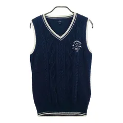 サイズ：M CALLAWAY キャロウェイ  Vネックニットベスト ウール混  ネイビー系 [240101573581] ゴルフウェア レディース ストスト