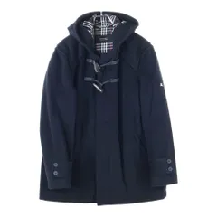 BURBERRY BLACK LABEL (バーバリー ブラックレーベル) ダッフルコート ウール 裏地チェック ブラック BMP94-720-09のサムネイル