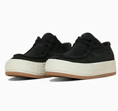 【CONVERSE】1SE365 ALL STAR (R) BOARDERSTAR MOCCASIN OX BLACK コンバース オールスター ボーダースター モカシン スニーカー ブラック メンズ レディース  ローカット 厚底
