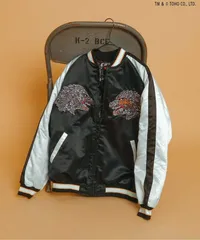 BREEZE ゴジラ　蓄光刺繍リバーシブルスカジャン　大人　j516915