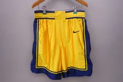 ■130 ナイキ ショートパンツ バスケパンツ 黄色 サイズL■NIKE