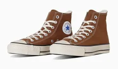 【CONVERSE】CANVAS ALL STAR J HI SADDLEBROWN コンバース オールスター サドルブラウン MADE IN JAPAN 日本製 国産 スニーカー ハイカット 大人靴 シューズ カジュアル メンズ レディース