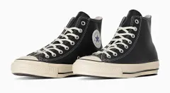 【CONVERSE】1SE280 LEATHER ALL STAR US HI BLACK レザー オールスター ブラック コンバース スニーカー ハイカット 大人靴 レディース メンズ シューズ