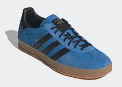 【adidas】IG4998 GAZELLE INDOOR BLUE アディダス ガゼル インドア ブル－ メンズ スニーカー  ローカット シューズ 大人靴