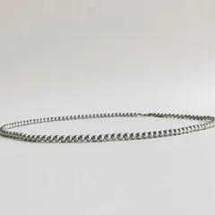 貝ベビーパールミディアムネックレス/約4mm約50cm+2cm/シルバーグレー/made in japan