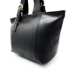 ✨良品✨ OLDCOACH オールドコーチ ハンドバッグ  トートバッグ ショルダーバッグ レザー 革 ブラック 黒色 キーホルダー ユニセックス 男女兼用 メンズ レディース