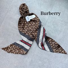 Burberry バーバリー　シルク　ツイリー　スカーフ BURBERRY スカーフ ツイリー シルク - メルカリ