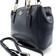 ✨良品✨ COACH コーチ ハンドバッグ  トートバッグ ショルダーバッグ  2way ブラック 黒色 レザー 革 ユニセックス 男女兼用 メンズ レディース