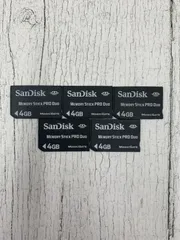 [動作確認済み] SanDisk Memory Stick Pro Duo 4GB 5枚セット サンディスク メモリースティック 1127-201