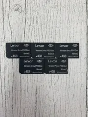 [動作確認済み] Lexar Memory Stick Pro Duo 4GB 5枚セット レキサー メモリースティック 1127-202
